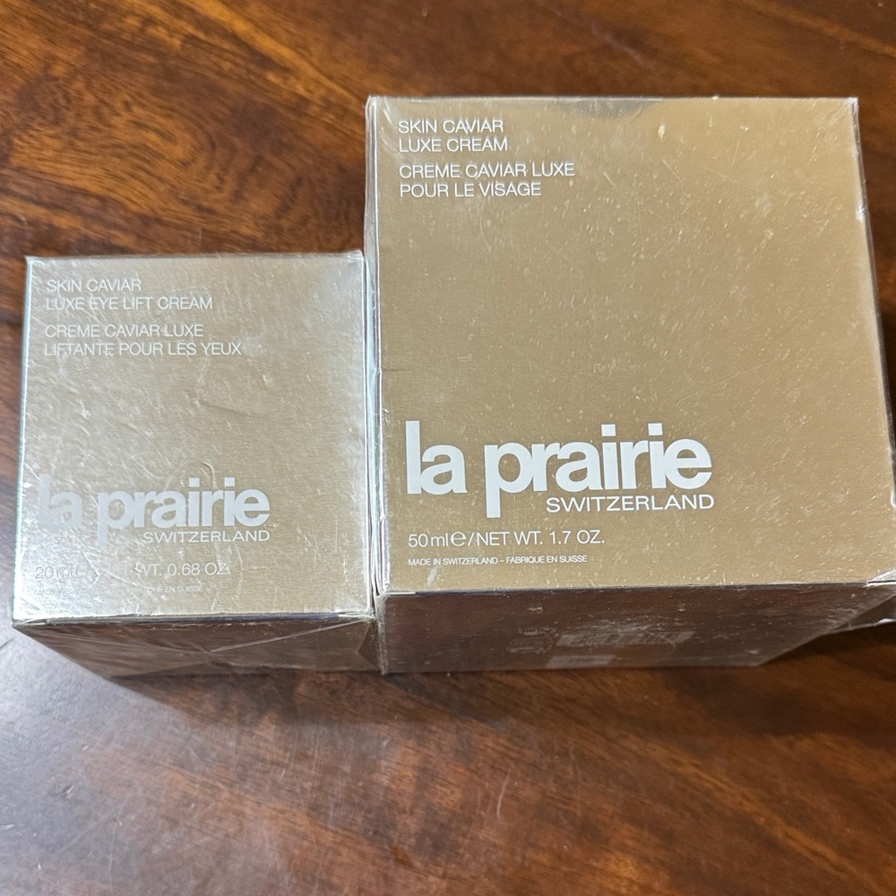 La Prairie Skin Caviar Luxe Cream Duo in Silver Packaging